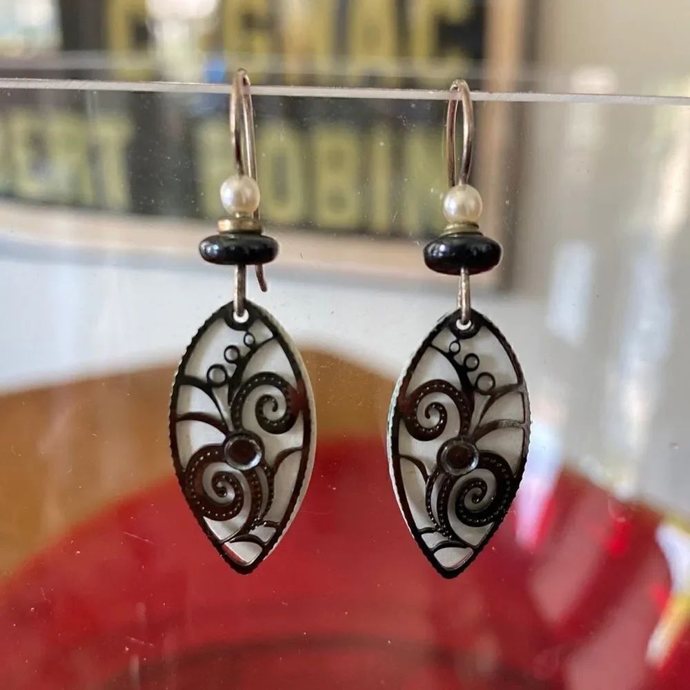 Sterling  silver  earrings